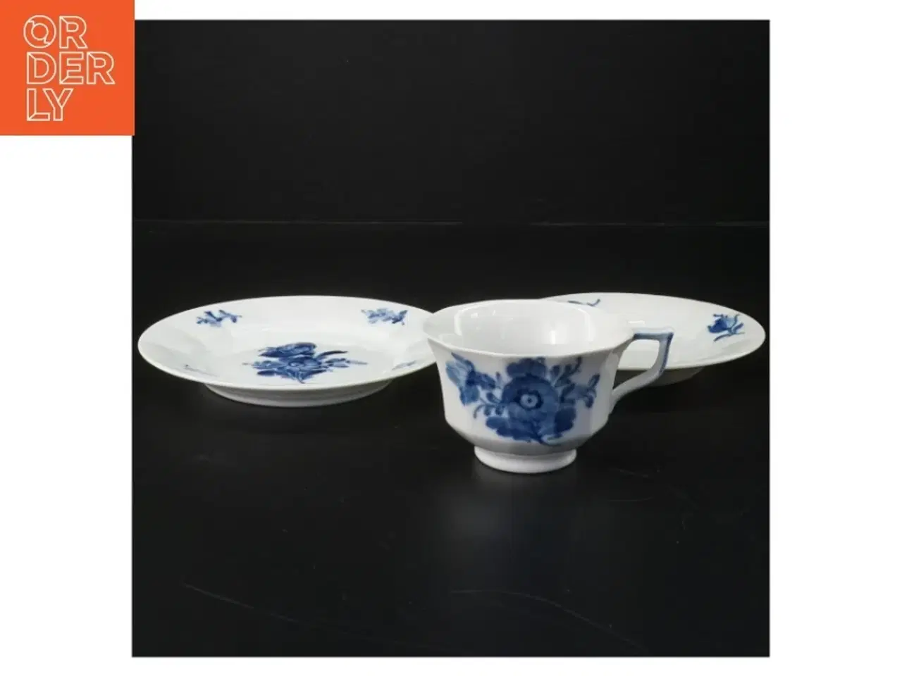 Billede 5 - Blå Blomst Kantet, Kaffekop 3 sæt nr 8608, Royal Copenhagen