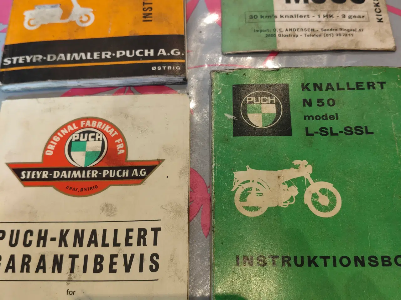 Billede 1 - PUCH MS 50 instruktionsbog mv