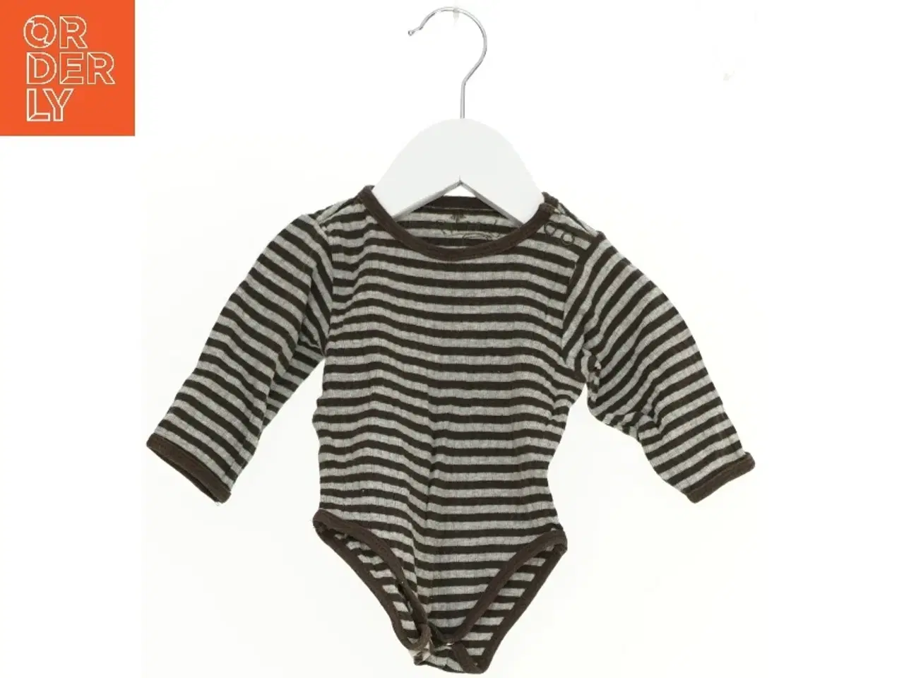 Billede 1 - Stribet bodystocking med lange ærmer fra Friends (str. 62)