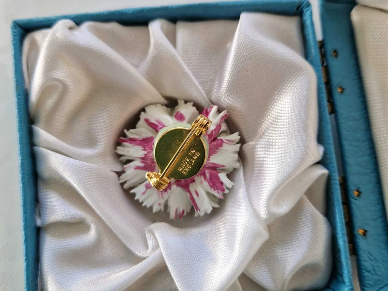 Billede 3 - Håndlavet vintage broche I glas 