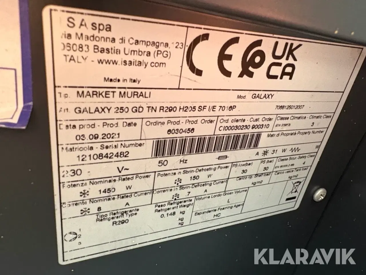 Billede 3 - Køleskabe Isa Galaxy 250 GD TN R290 2 styk.