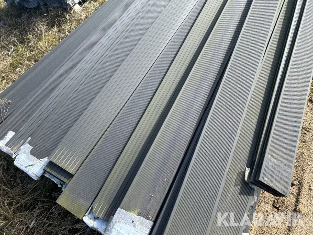 Billede 2 - Komposit terrassebrædder Sort, 160 styk