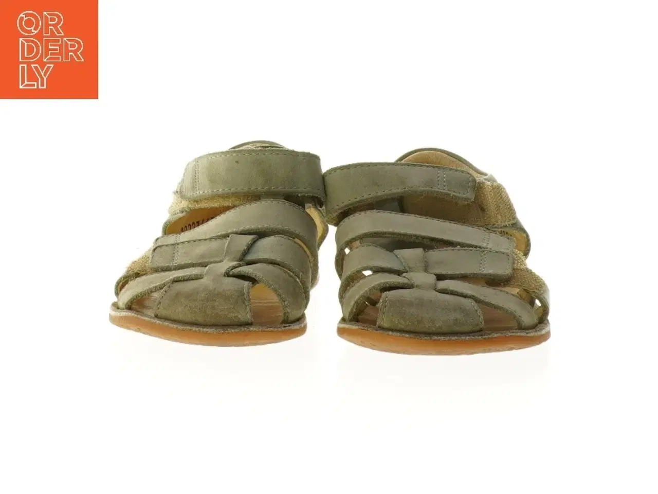 Billede 3 - Grønne lædersandaler til børn fra Bundgaard (str. 27 )