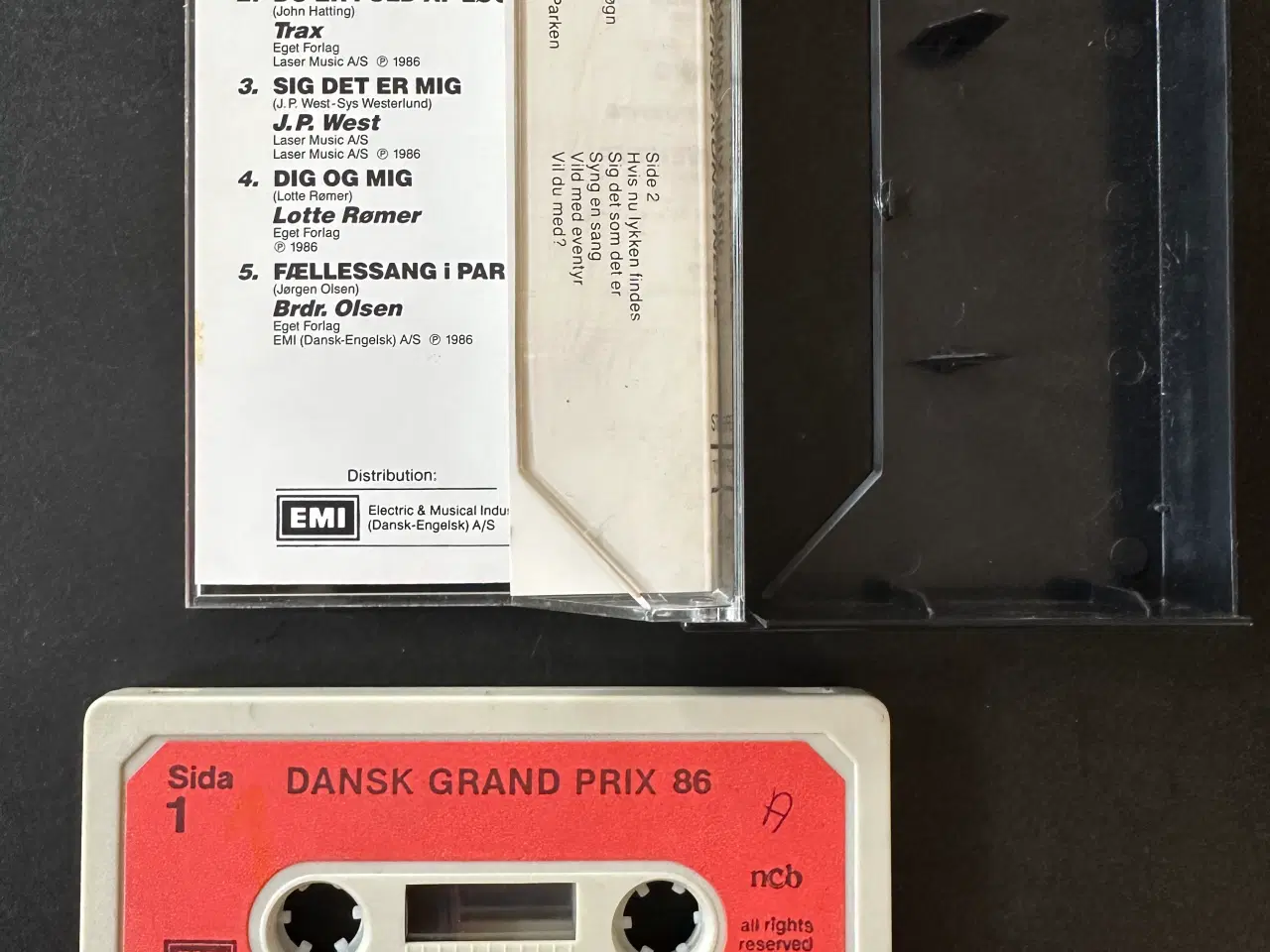 Billede 4 - Retro kassettebånd dansk Grand prix 1986