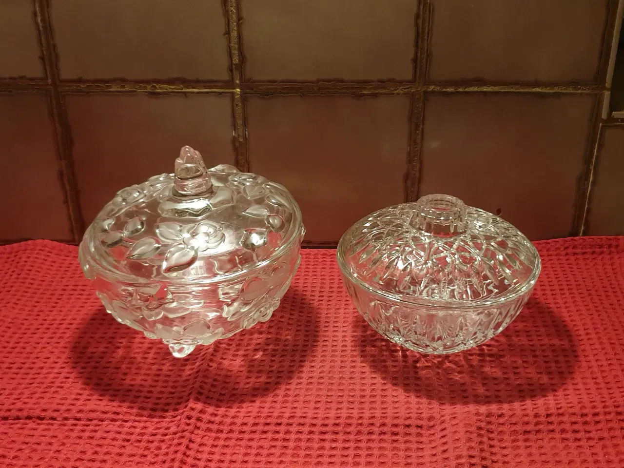 Billede 1 - Glasskåle m låg