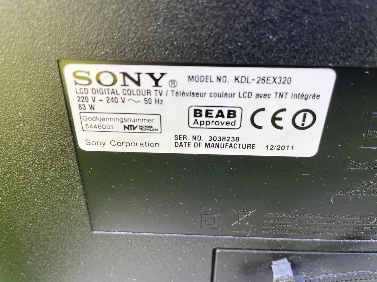 Billede 7 - Sony Tv 26”