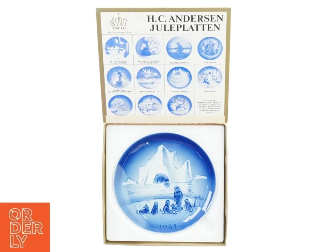 Billede 1 - H.C.Andersen juleplatten 1981 fra Desiree (str. 19 cm)