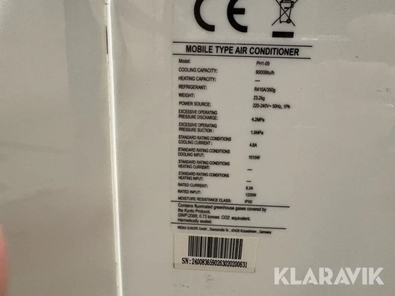 Billede 5 - Aircondition Comfee Ph1-09