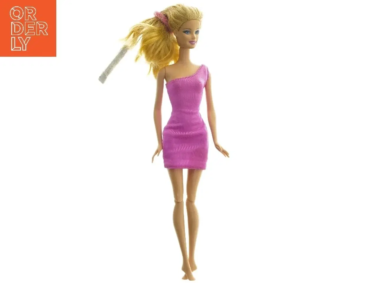 Billede 1 - Modedukke i pink kjole fra Barbie (str. 31 cm)