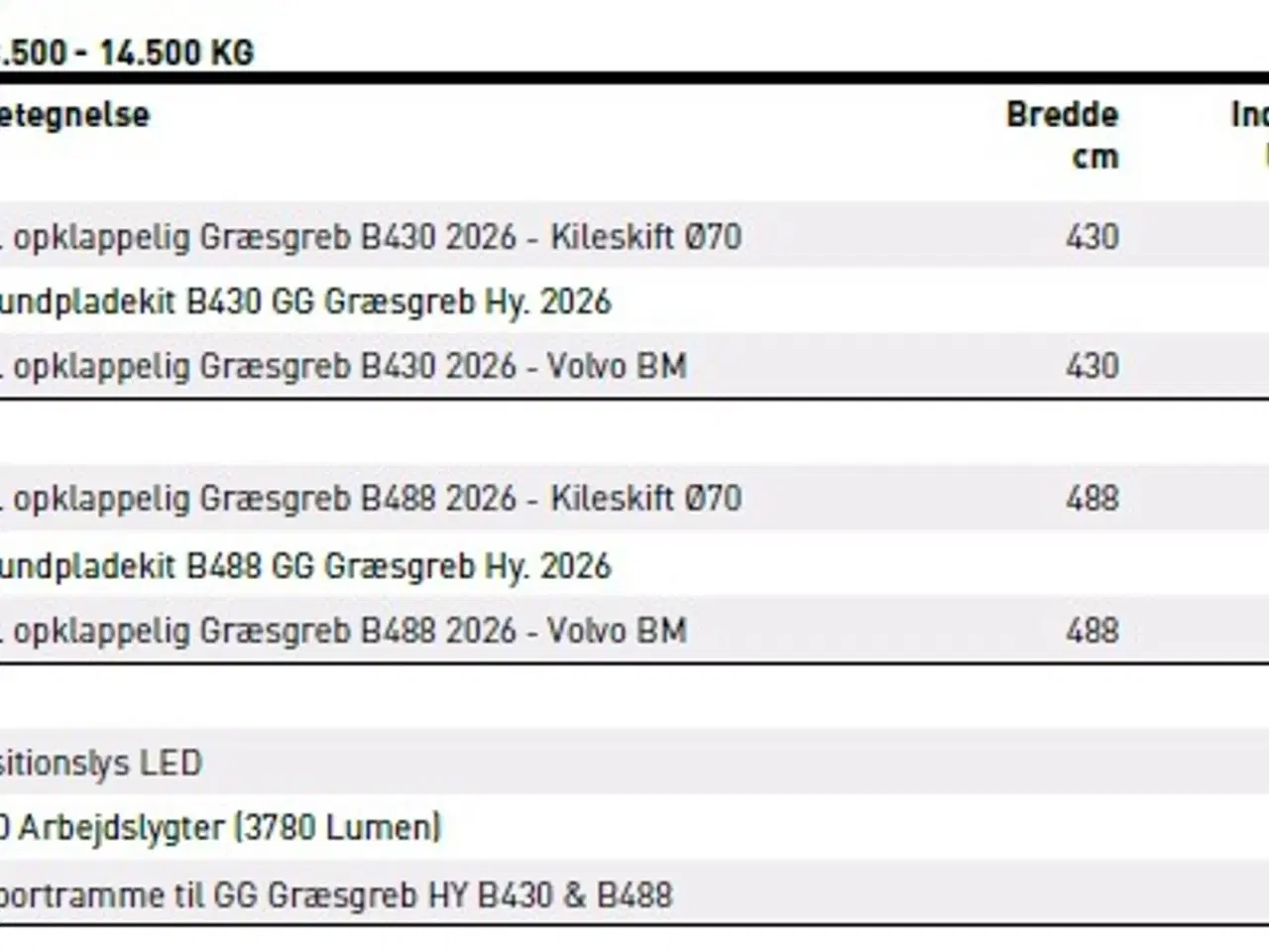 Billede 21 - JST GG græsgreb m. hy. opklap