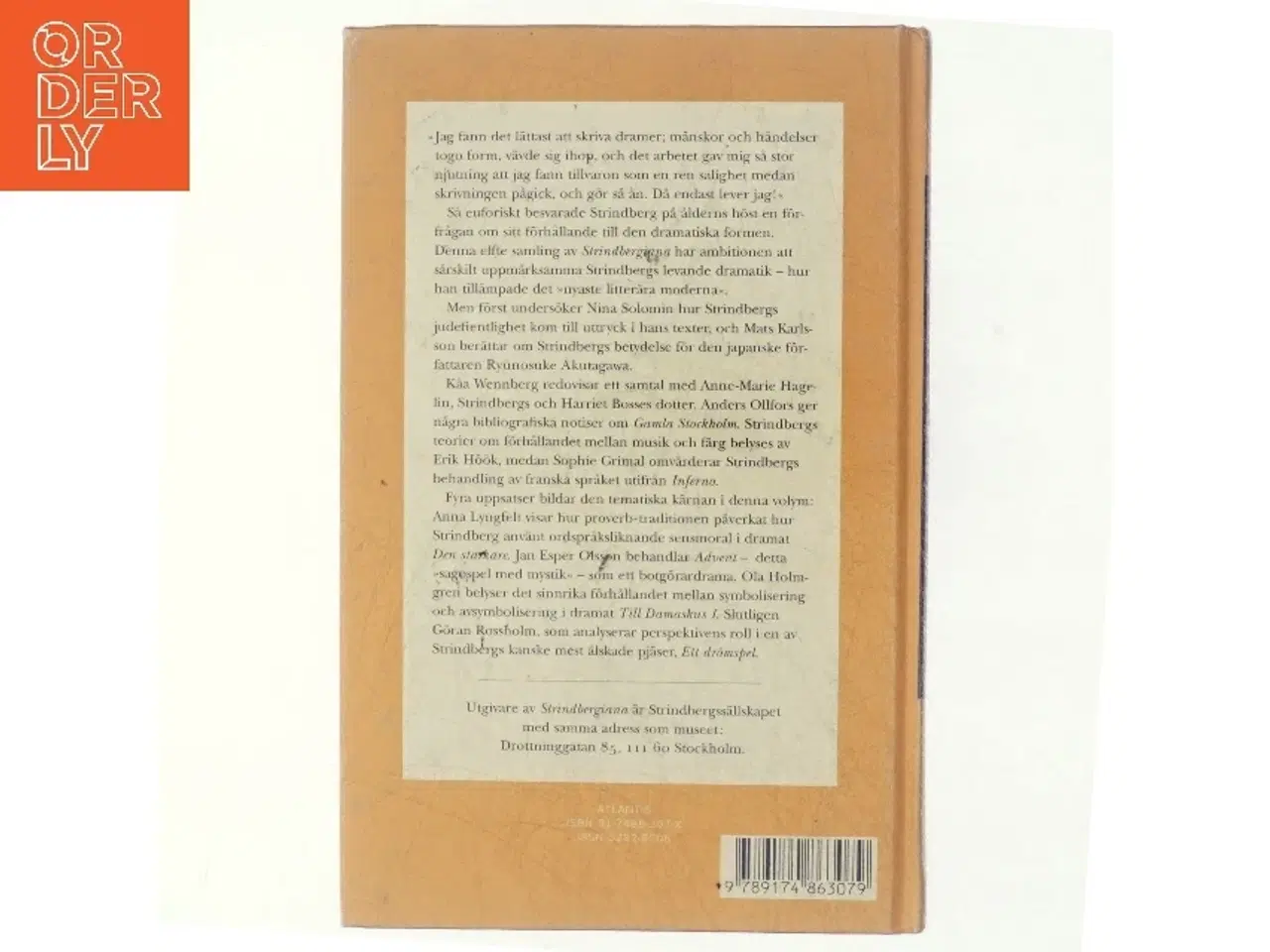 Billede 3 - Strindbergiana af Boel Westin (Bog, svensk)