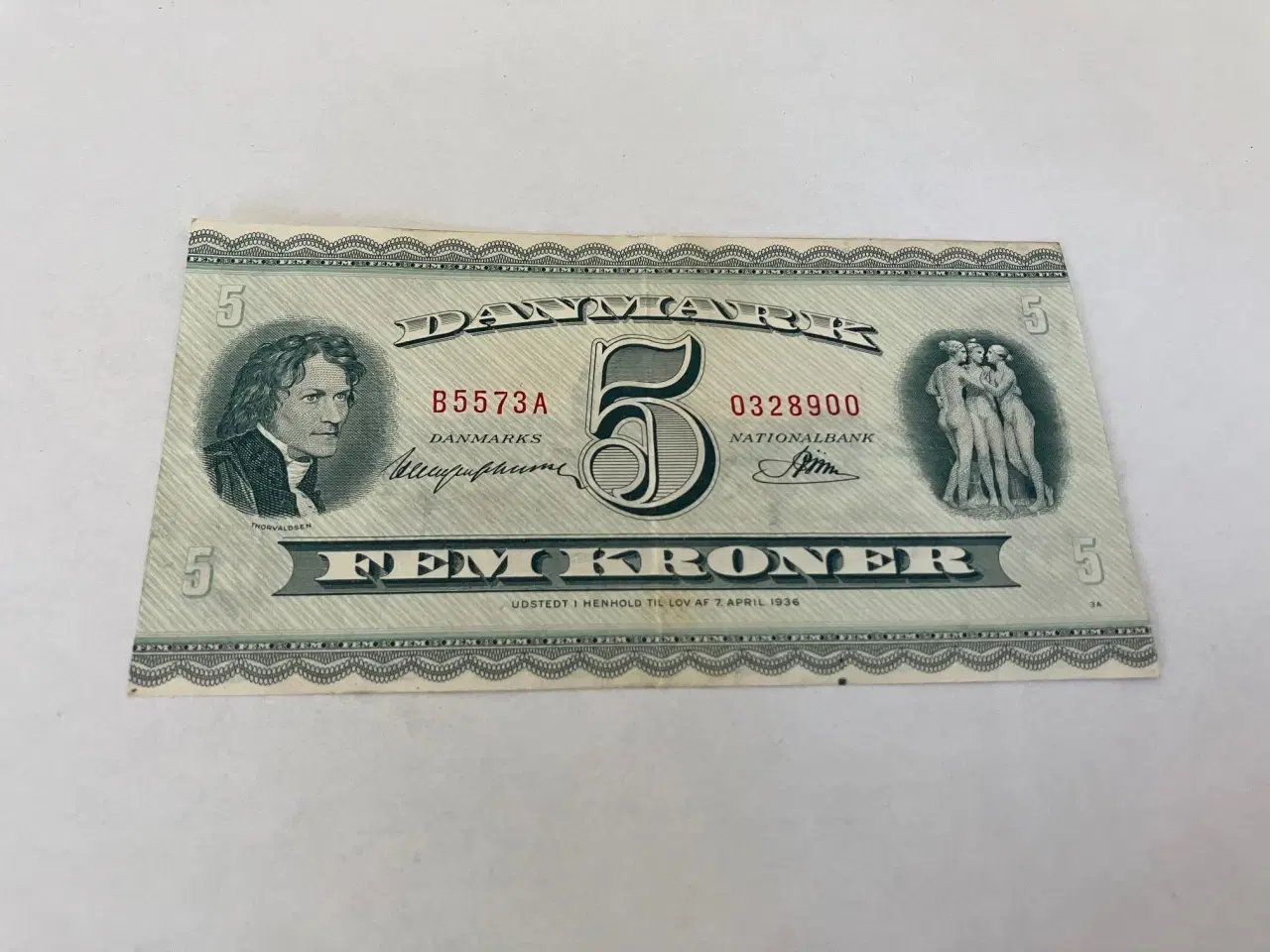 Billede 1 - 5 Kroner 1957 B5