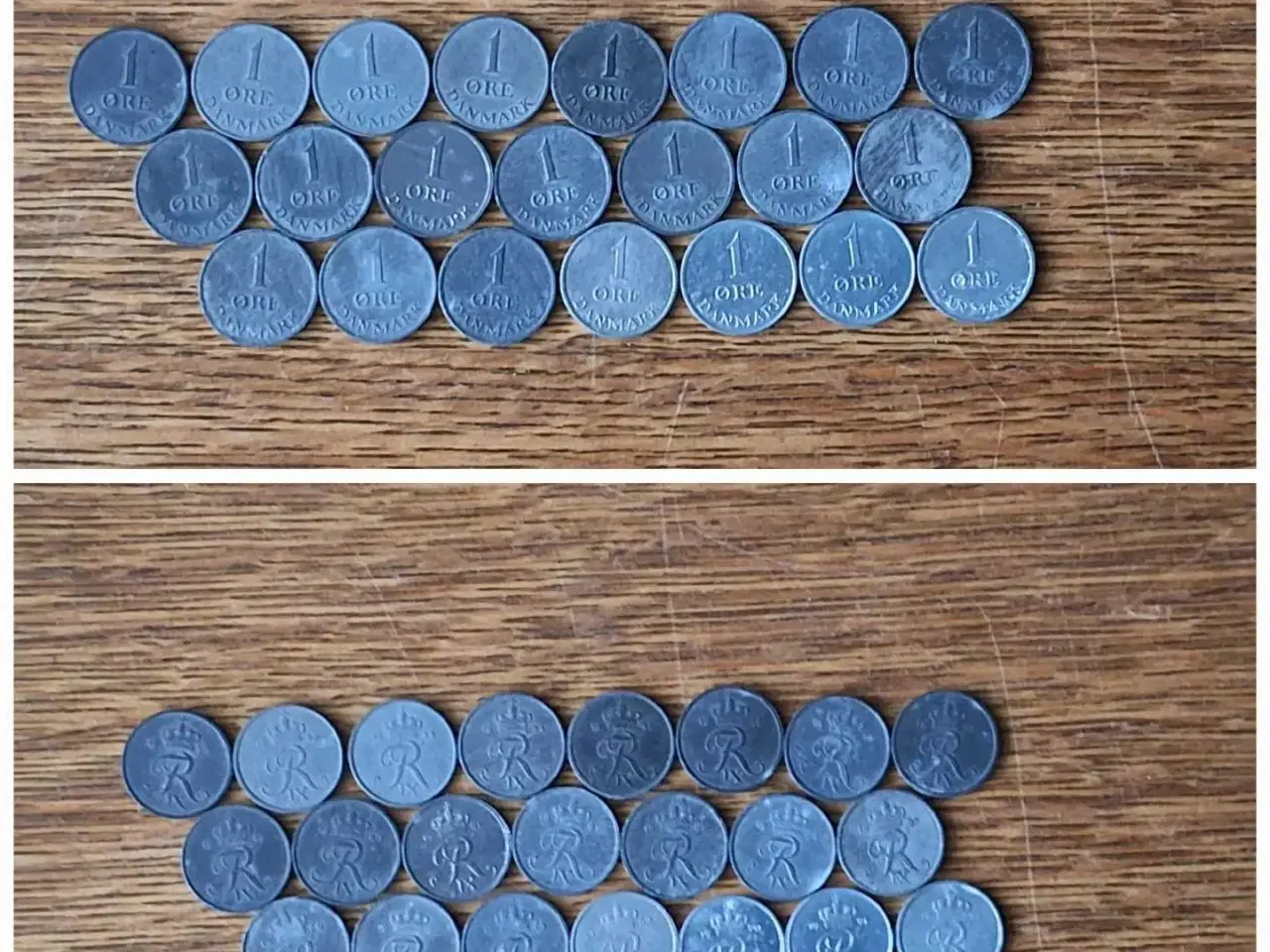 Billede 1 - Danmark, 22 mønter, 1 ØRE, Frederik IX