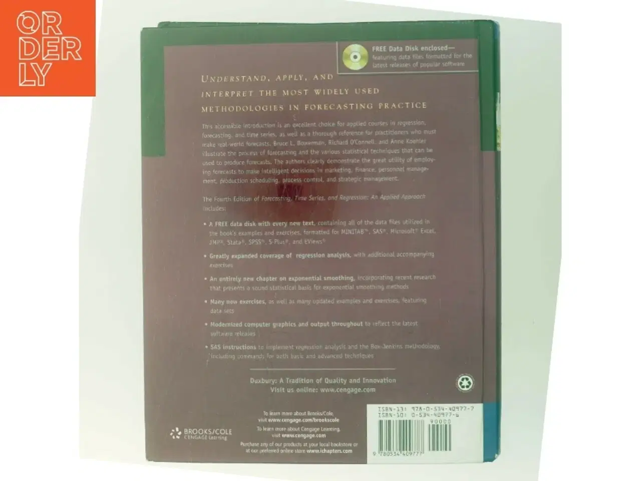 Billede 3 - Forecasting, time series, and regression : an applied approach (Bog)