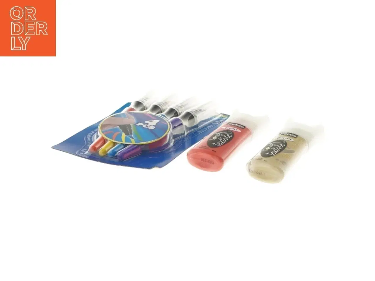 Billede 3 - Pebeo tekstil tusser og maling sæt