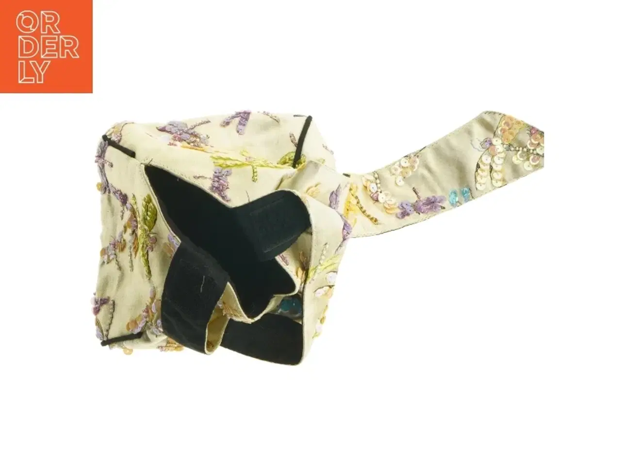 Billede 6 - Broderet stoftaske (str. 15 x 15 cm)