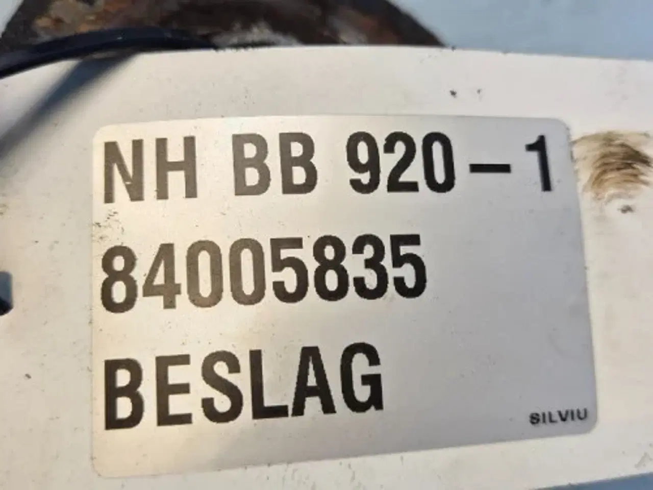 Billede 11 - New Holland BB920 Beslag 84005835