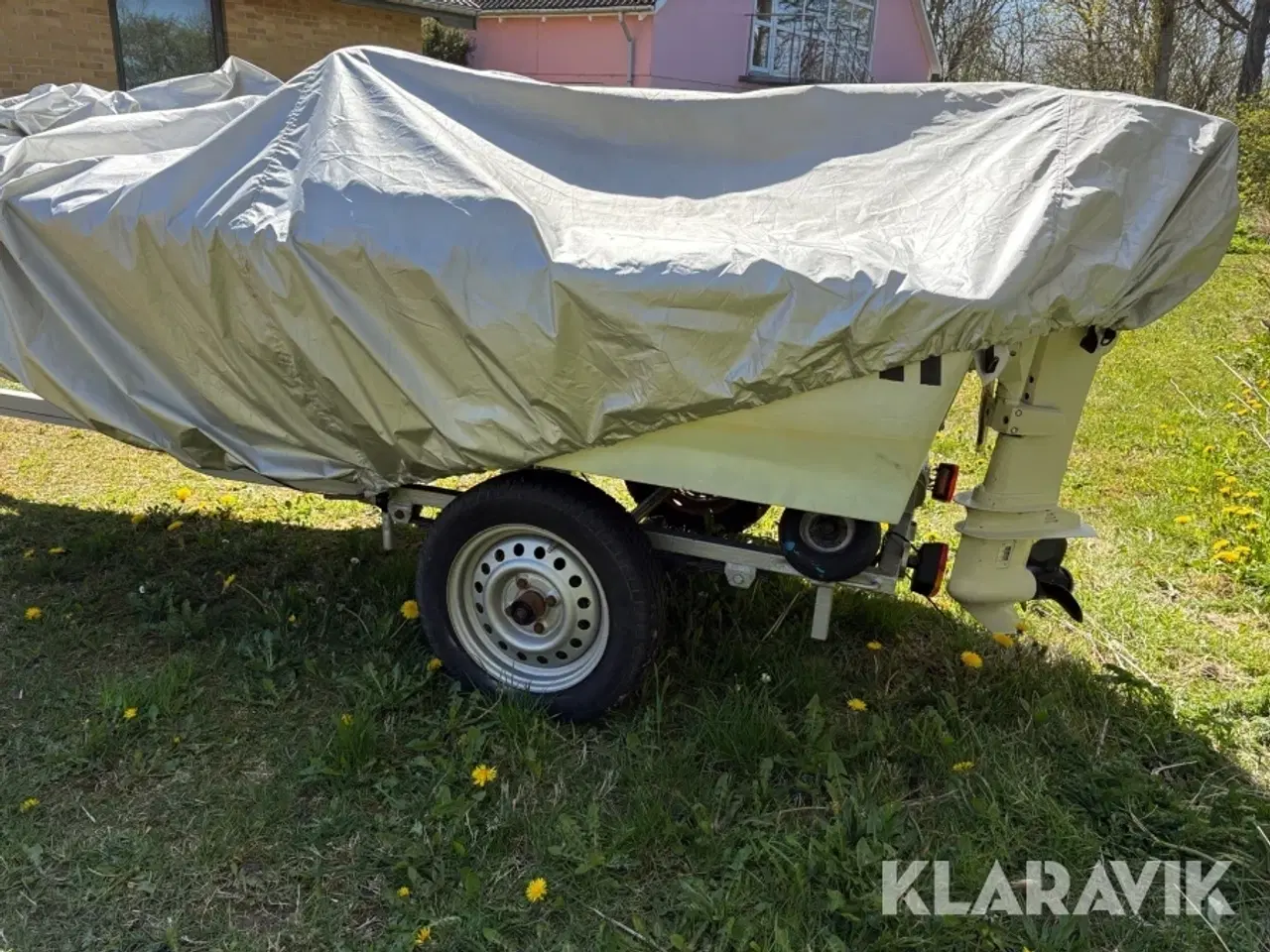Billede 7 - Båd med ophalningstrailer med bladfjedre