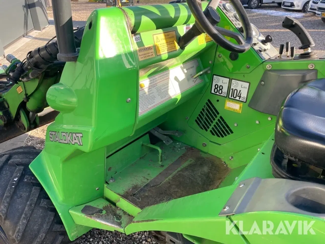 Billede 9 - Minilæsser Avant Staldkat 630 med siloklo