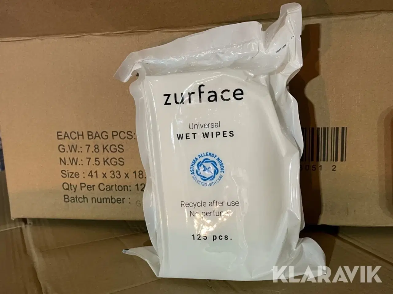 Billede 1 - Vådservietter Zurface 432 styk.