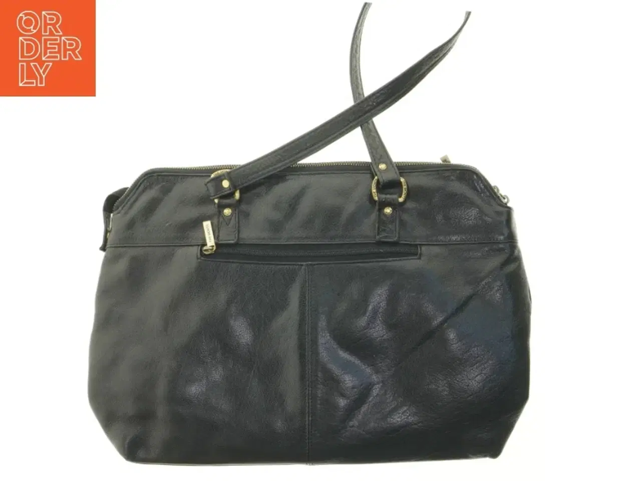 Billede 1 - Sort lædertaske The Monte fra The Monte (str. 46x32 cm)