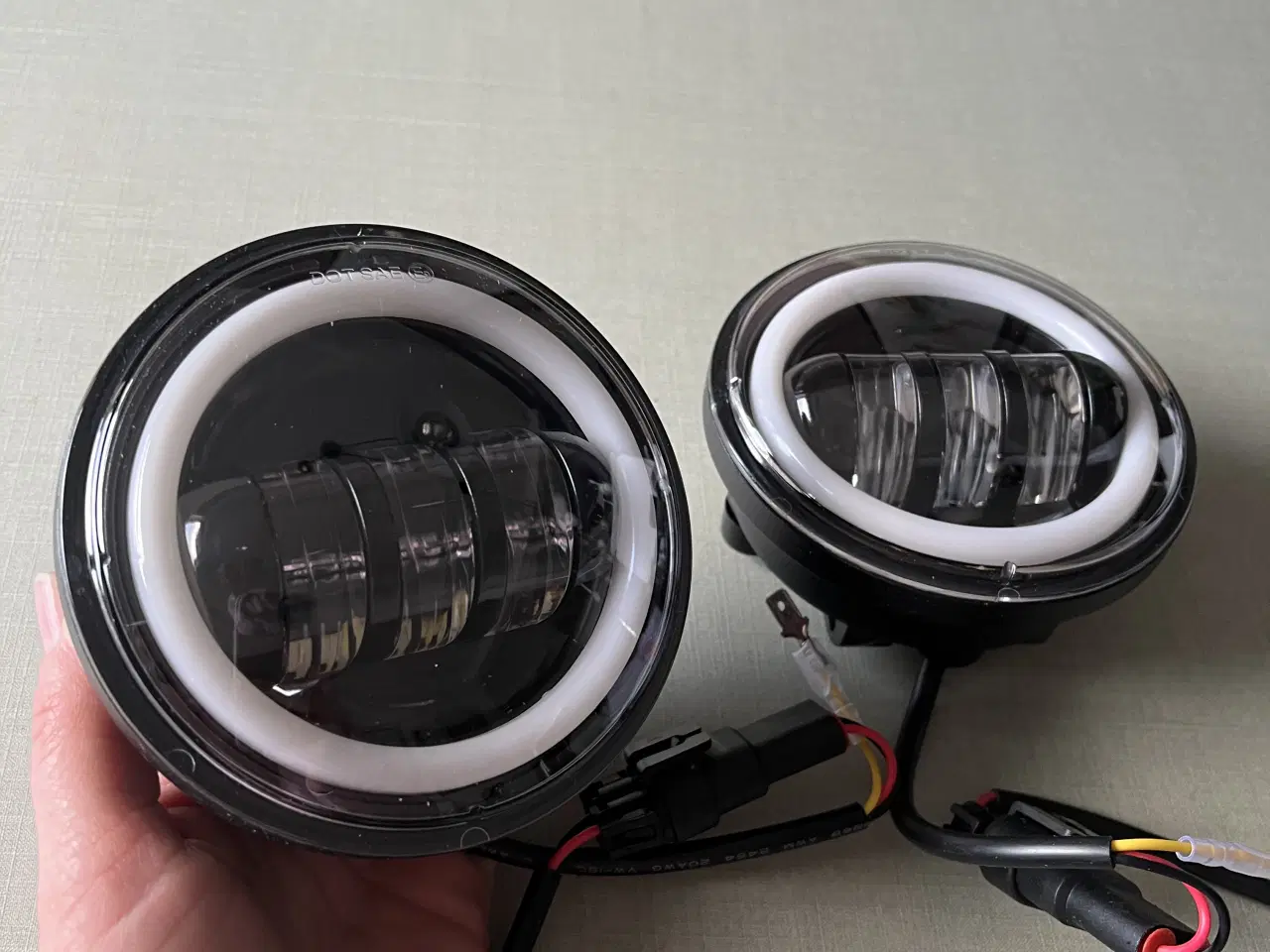 Billede 1 - LED ekstra lygter til Harley-Davidson