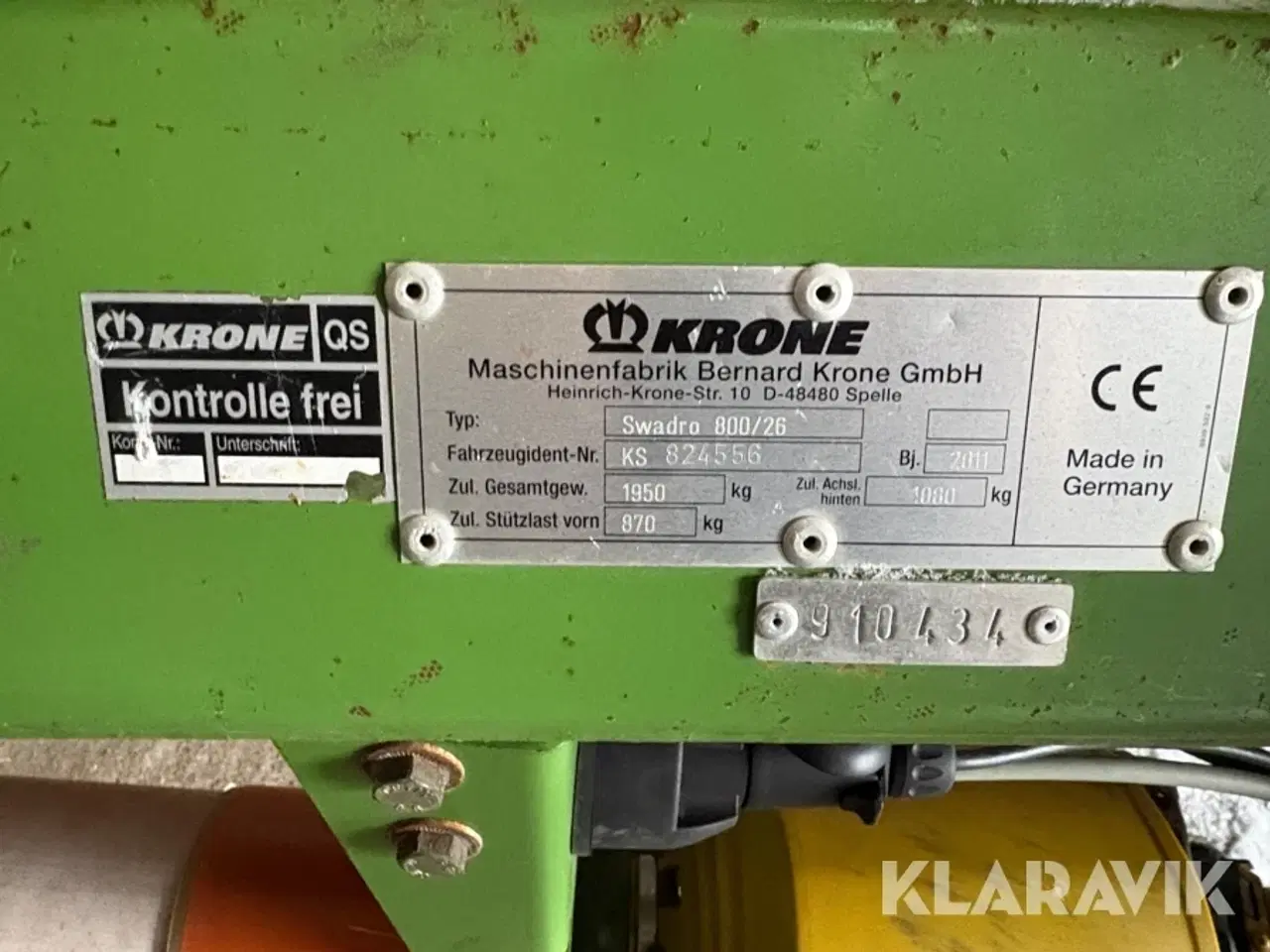Billede 8 - Rotorrive Krone Swanton 800/26