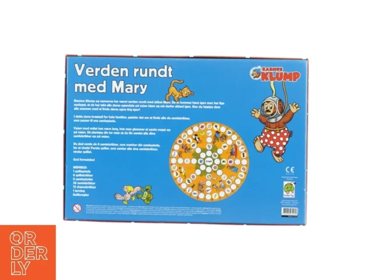 Billede 3 - Rasmus Klump: Verden rundt med Mary brætspil fra Barbo Toys (str. 35 x 24 cm)