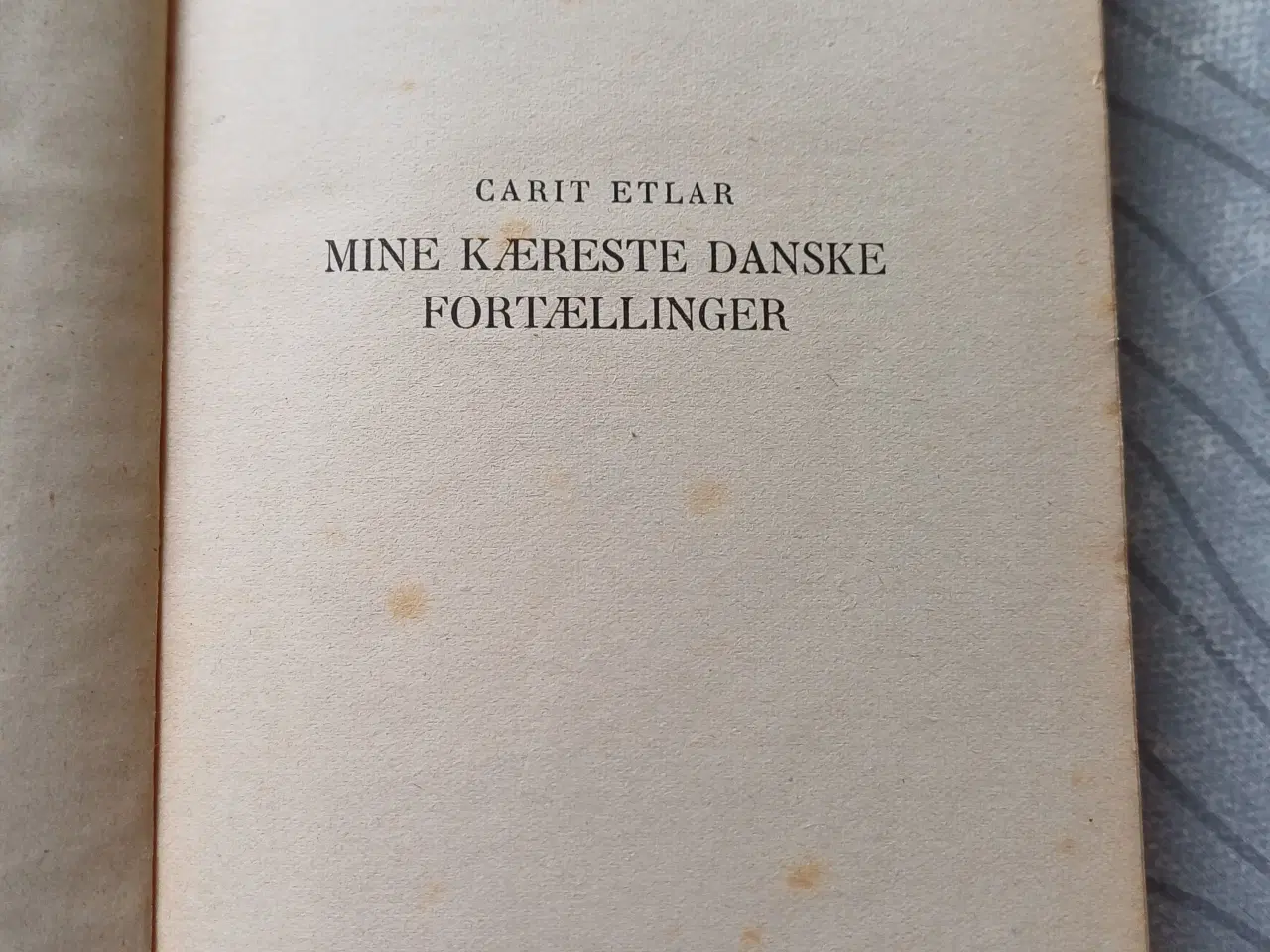 Billede 4 - Carit Etlar Udvalgte Fortællinger forfatterens kær