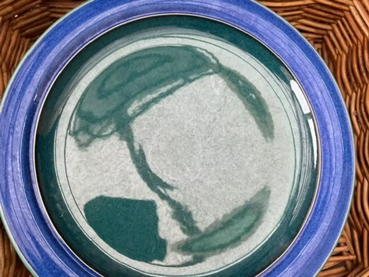 Billede 2 - 8 flotte Denby Harlequin middagstallerkener – 27cm