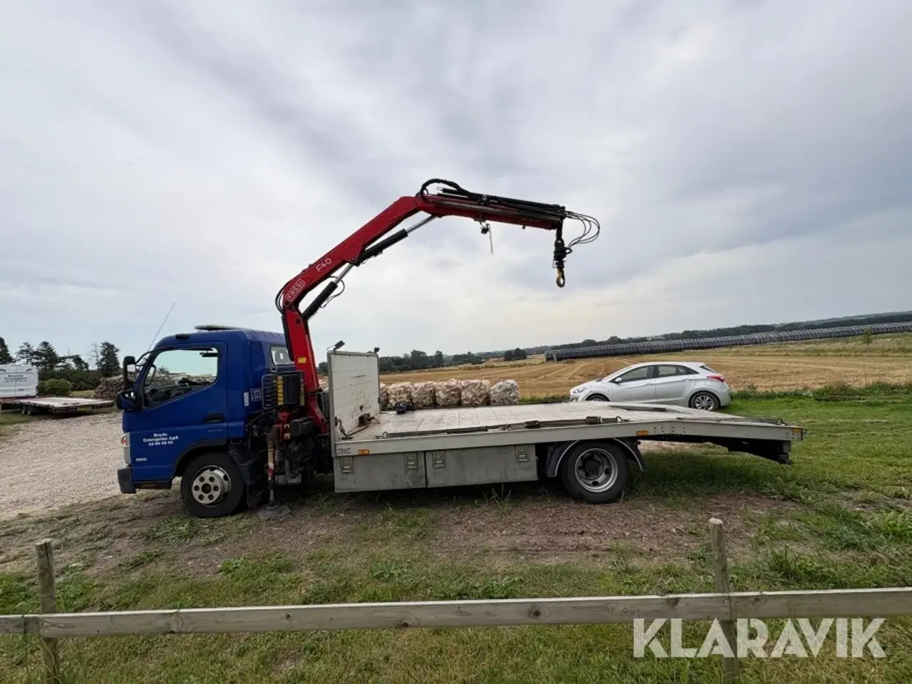 Billede 8 - Lastbil / Autotransport Fuso Canter 9c18amt4x2 Fassi F40 kran