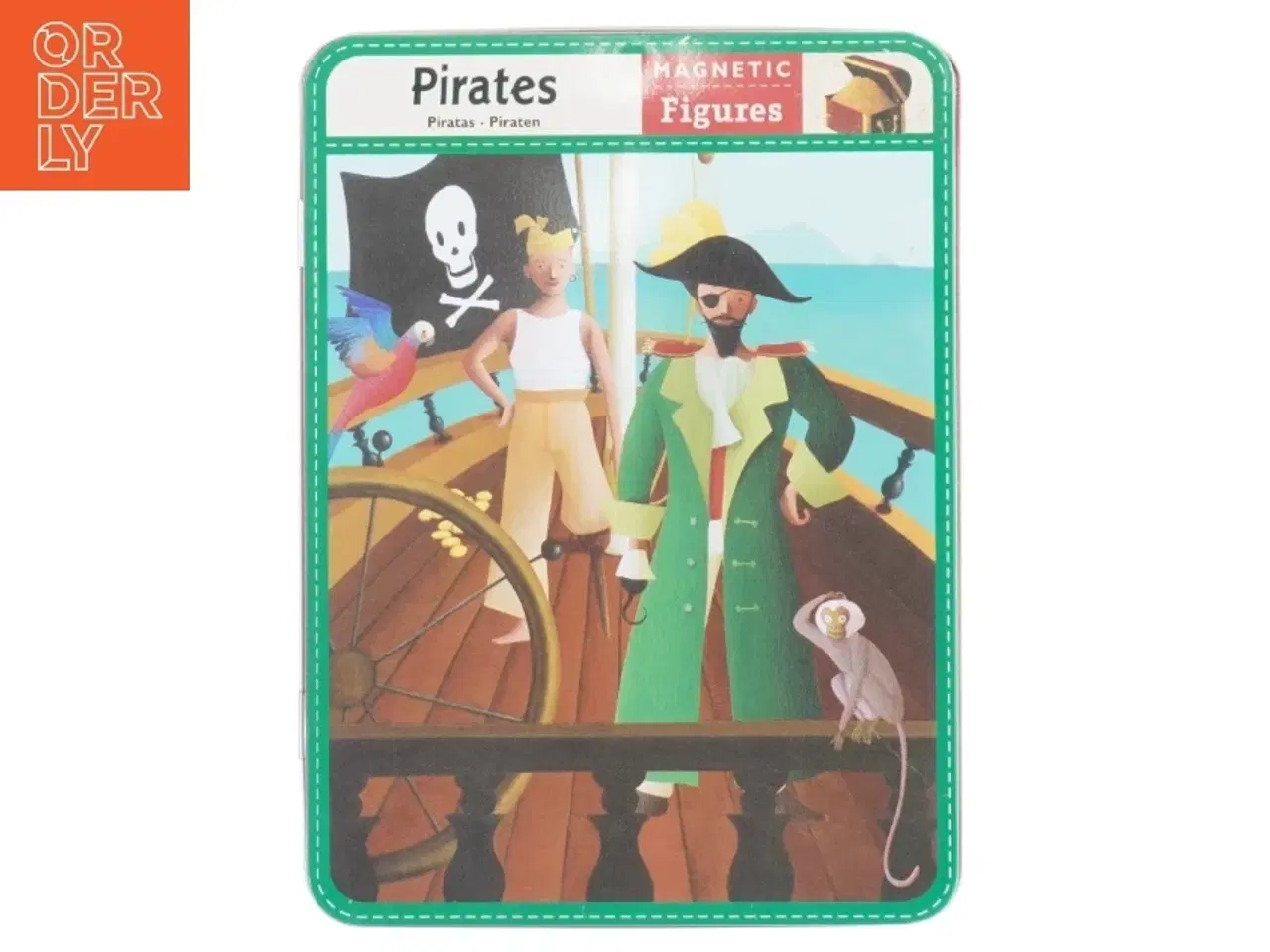 Billede 1 - Magnetisk piratpuslespil fra Mudpuppy (str. 22x17 cm)