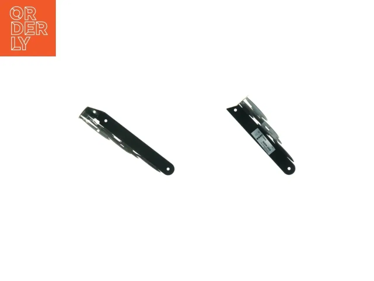 Billede 4 - Sorte metal hyldeknægt (str. 25 x 18 x 2 cm)