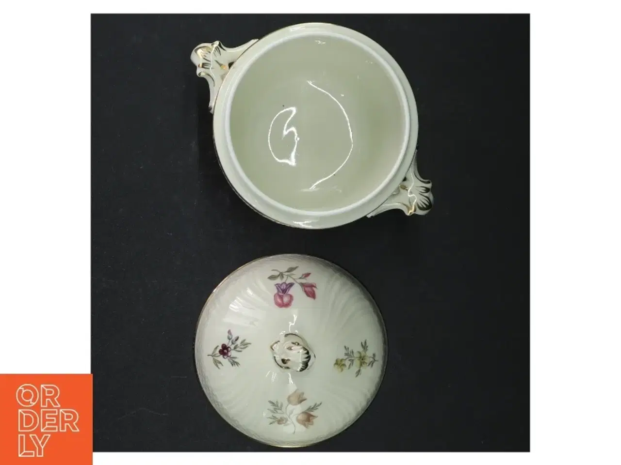 Billede 4 - 1865-910 Sukkerskål 13 x 11 cm Kongelig Dansk Porcelæn Frisenborg fra Royal Copenhagen