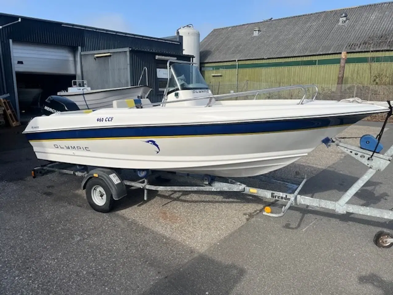 Billede 4 - Olympic 460 CCF m/40hk Mercury og bådtrailer