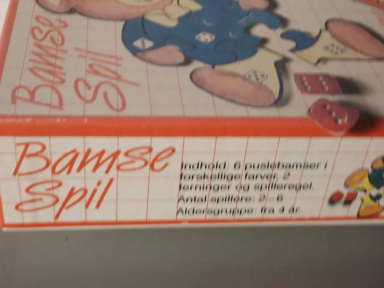 Billede 3 - Bamse Spil med terninger og spilleregler 