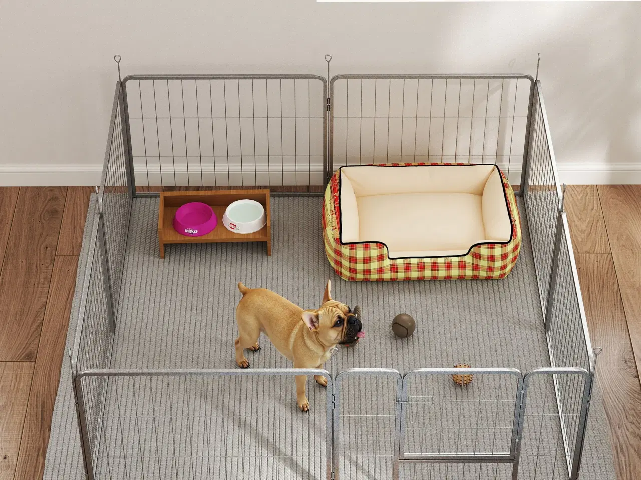 Billede 3 - Hvalpegård "Flex" 80 x 60 cm.