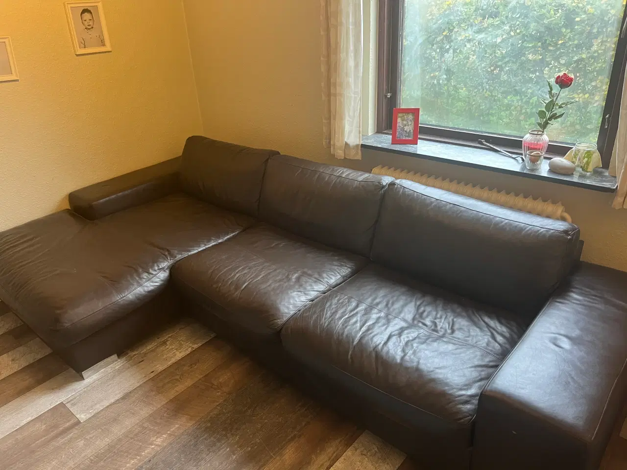 Billede 2 - Læder sofa 