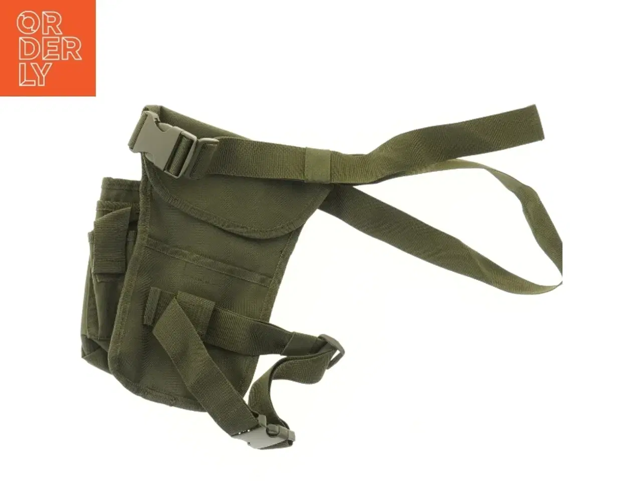 Billede 3 - Grøn remtaske (str. 29x23 cm)