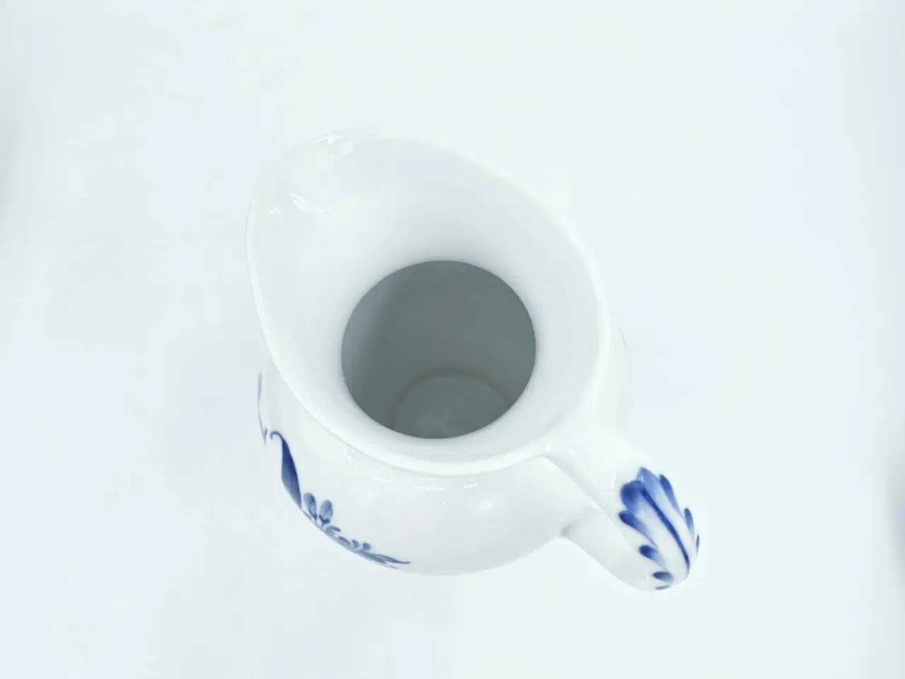 Billede 12 - Blå Blomst Flettet Stor Kande Porcelæn 