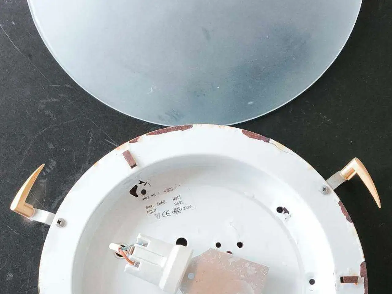 Billede 3 - Hvid loftslampe (se billederne)