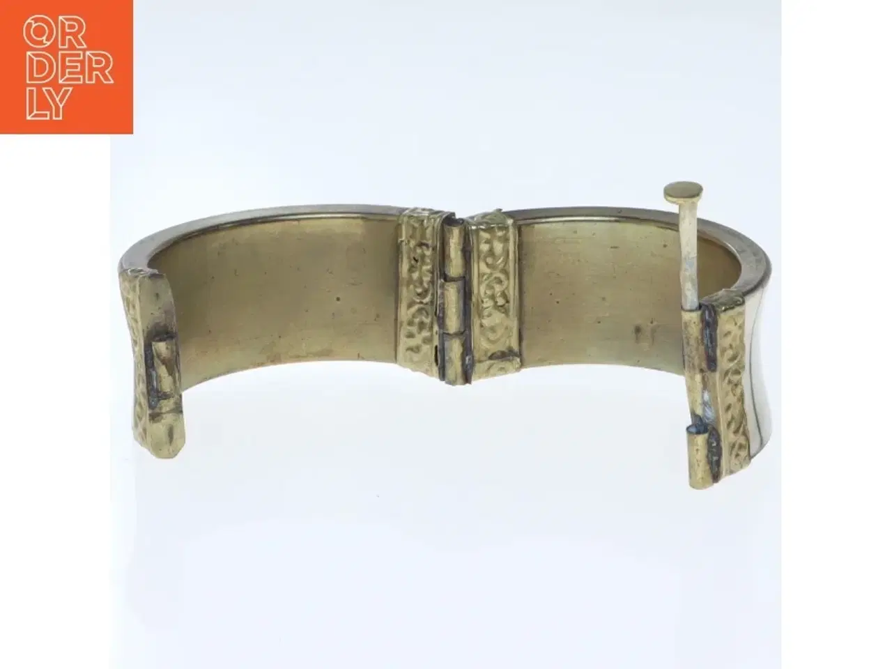 Billede 3 - Armbånd i ben og metal (str. Ø 5 komma 9 cm)