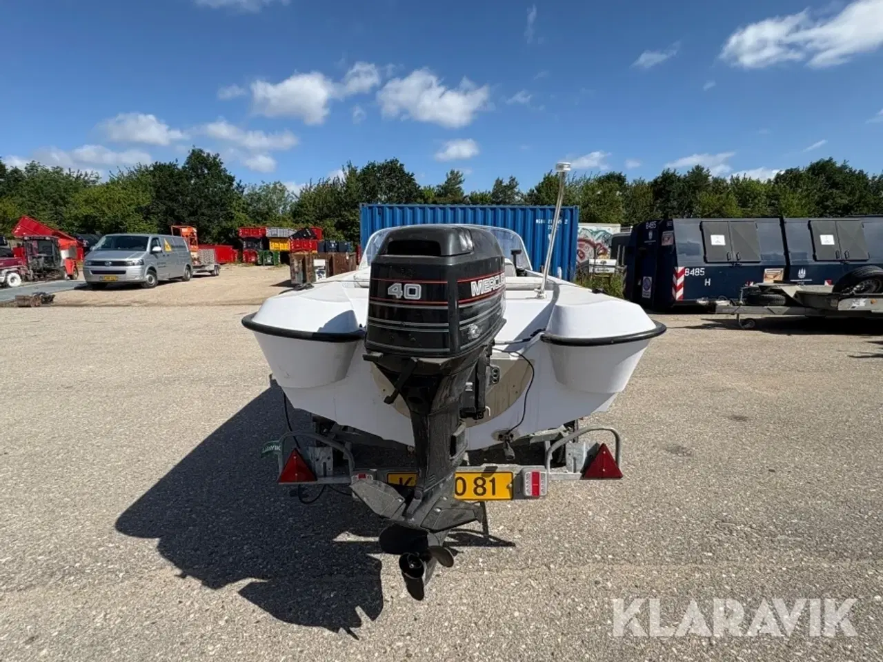 Billede 10 - Båd med trailer Fletcher 14 fod 2 takt motor