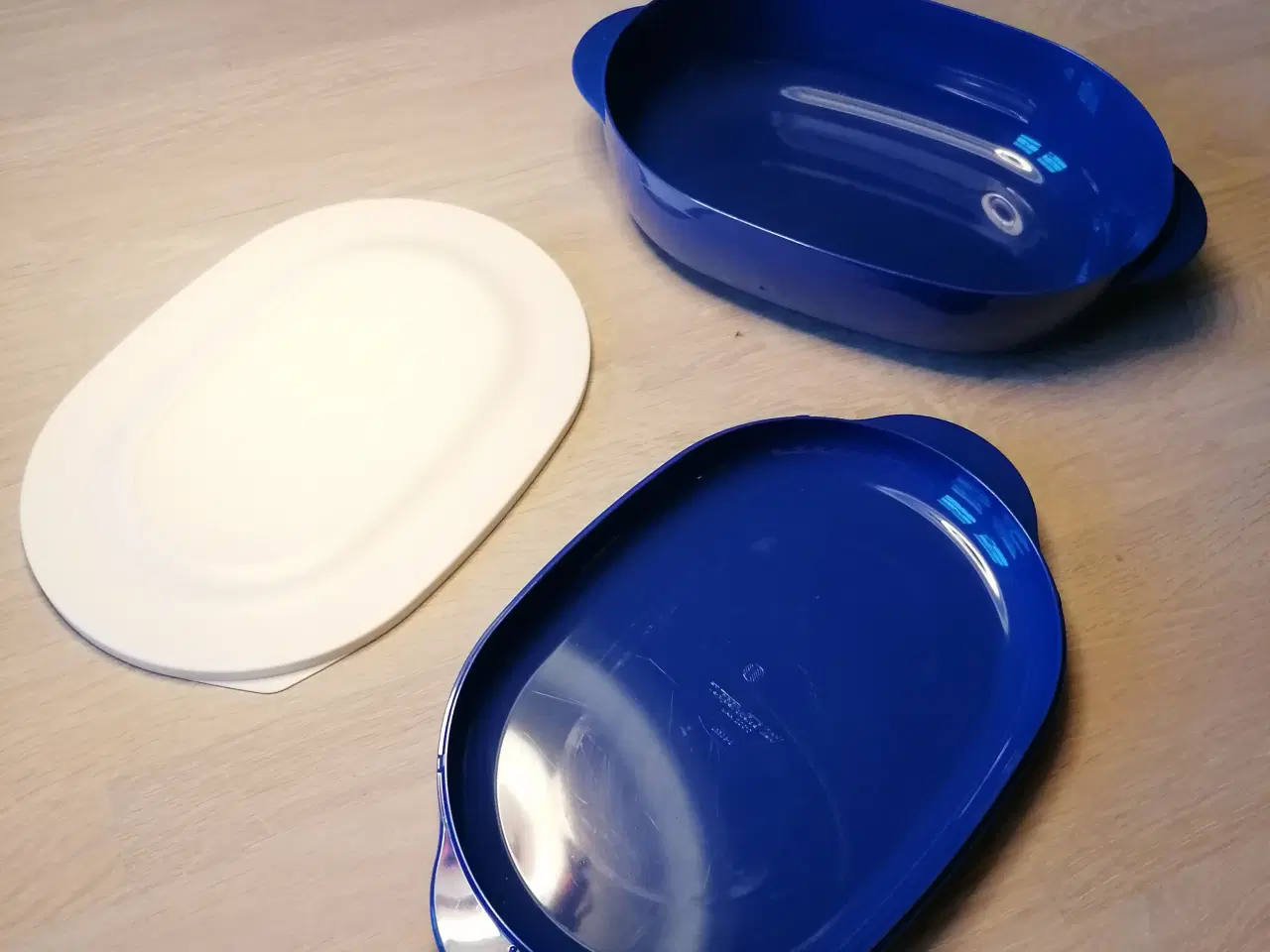 Billede 1 - Tupperware Micro ovns fad med eks. låg til opbevar
