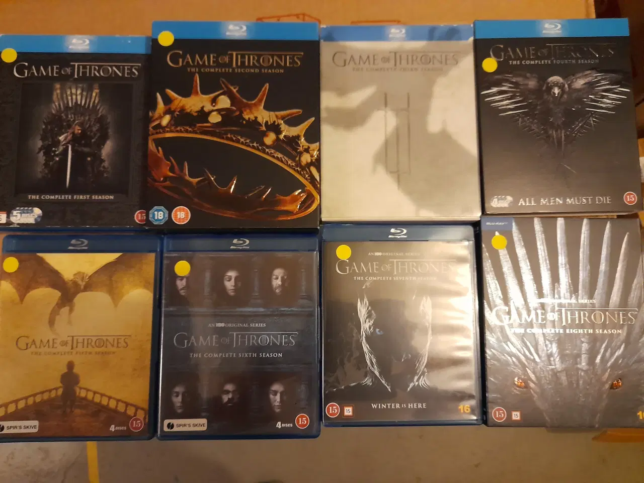 Billede 1 - Game of thrones s.1-8