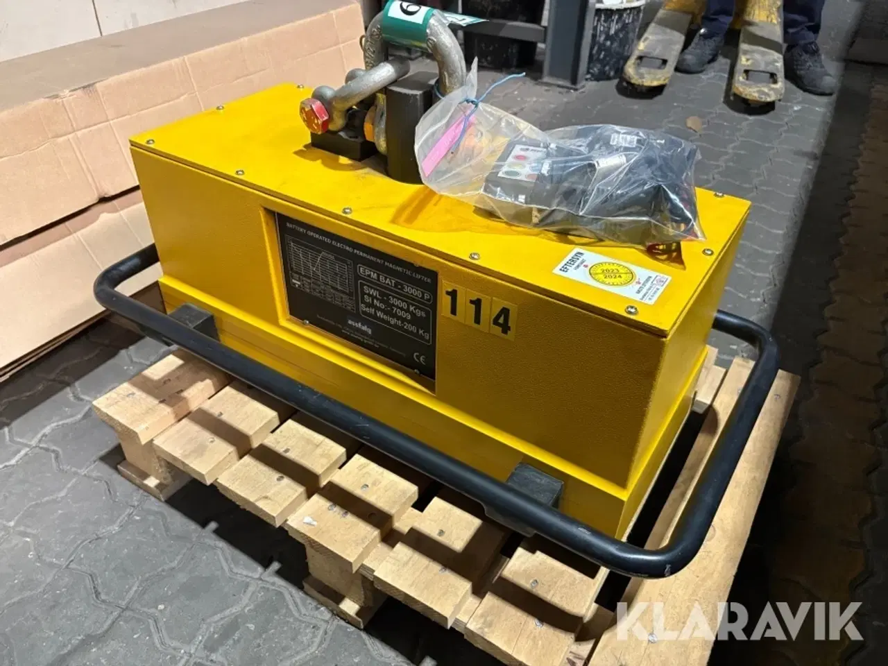 Billede 4 - Løftemagnet Assfalg EPM BAT - 3000 P