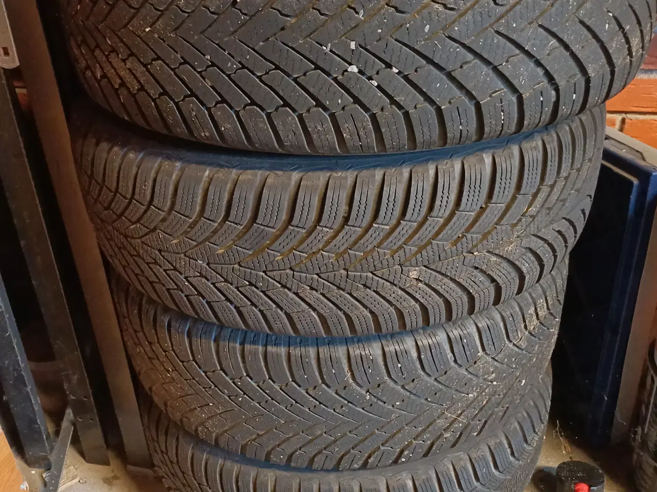 Billede 4 - Vinterdæk på stålfælge, 205/55 R16