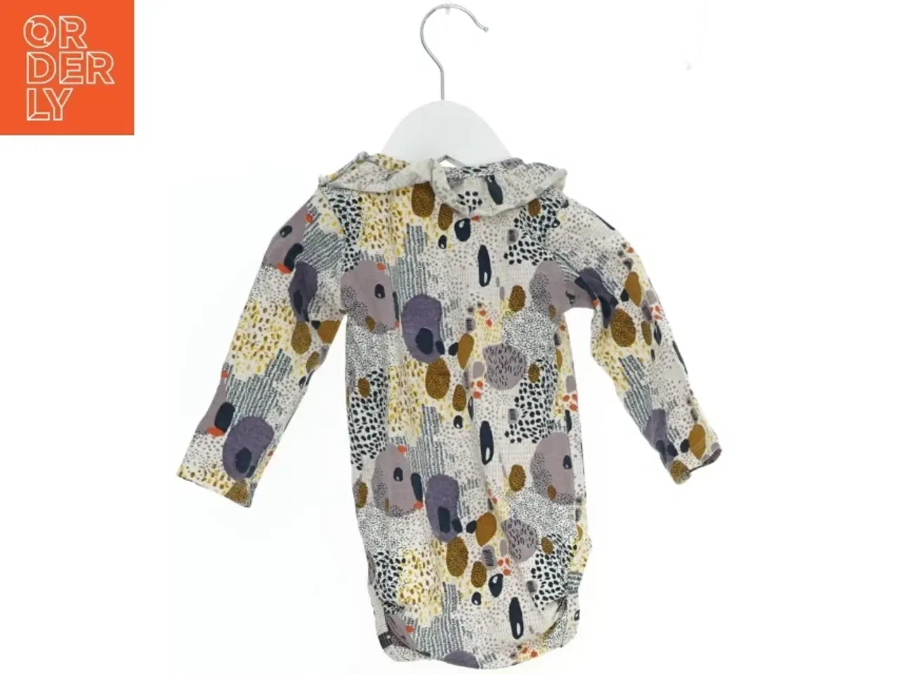 Billede 2 - Babydragt med langærmet print fra Papfar (str. 68)