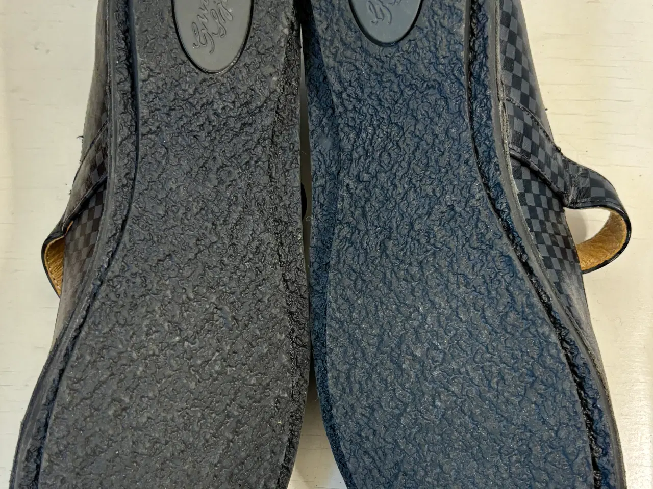 Billede 6 - Gudrun Sjøden, ternede sko i skind, str 42