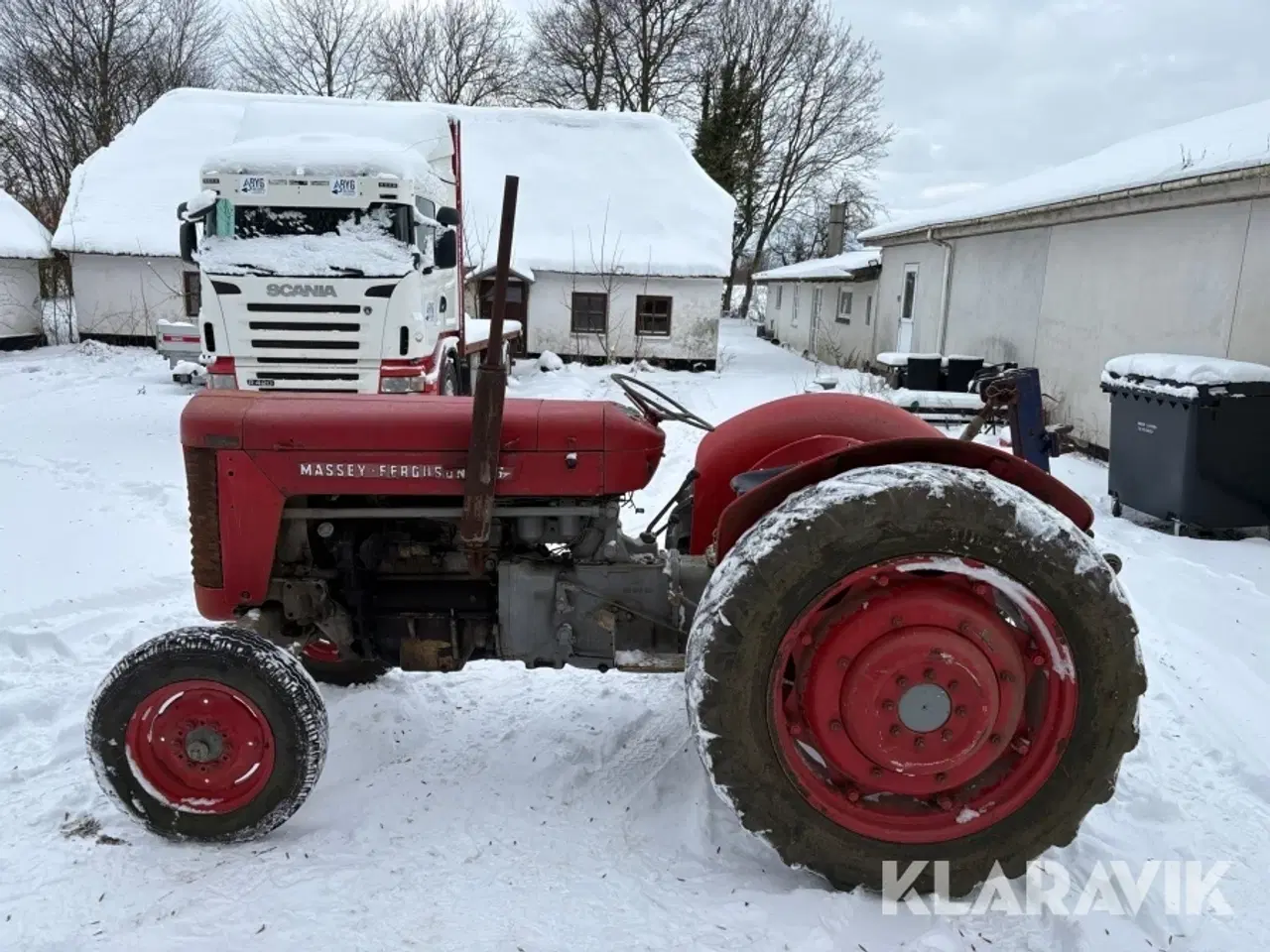 Billede 2 - Veterantraktor Massey Ferguson 65 4-cylinderet diesel